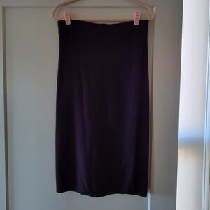 Elegant Burgundy Women's Sweater Skirt